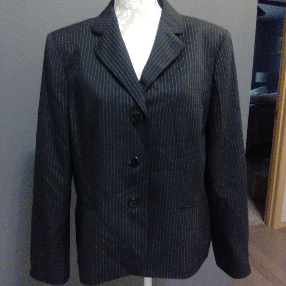 Pinstripe Blazer